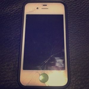 Cracked iPhone 4
